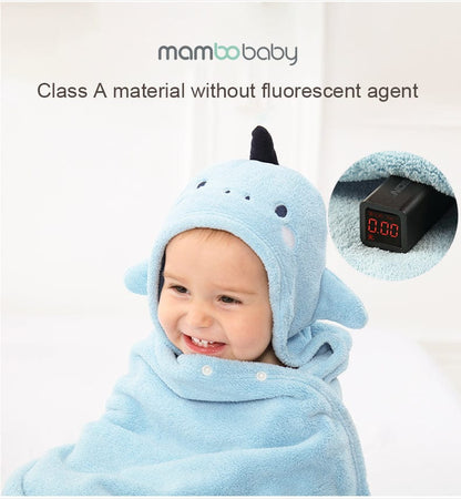 Proactive Baby Baby Bath Super Absorbent Towel For Newborn With Cute Embroidered & Hooded Style