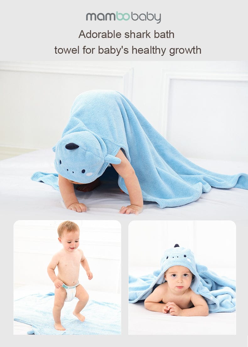 Proactive Baby Baby Bath Super Absorbent Towel For Newborn With Cute Embroidered & Hooded Style