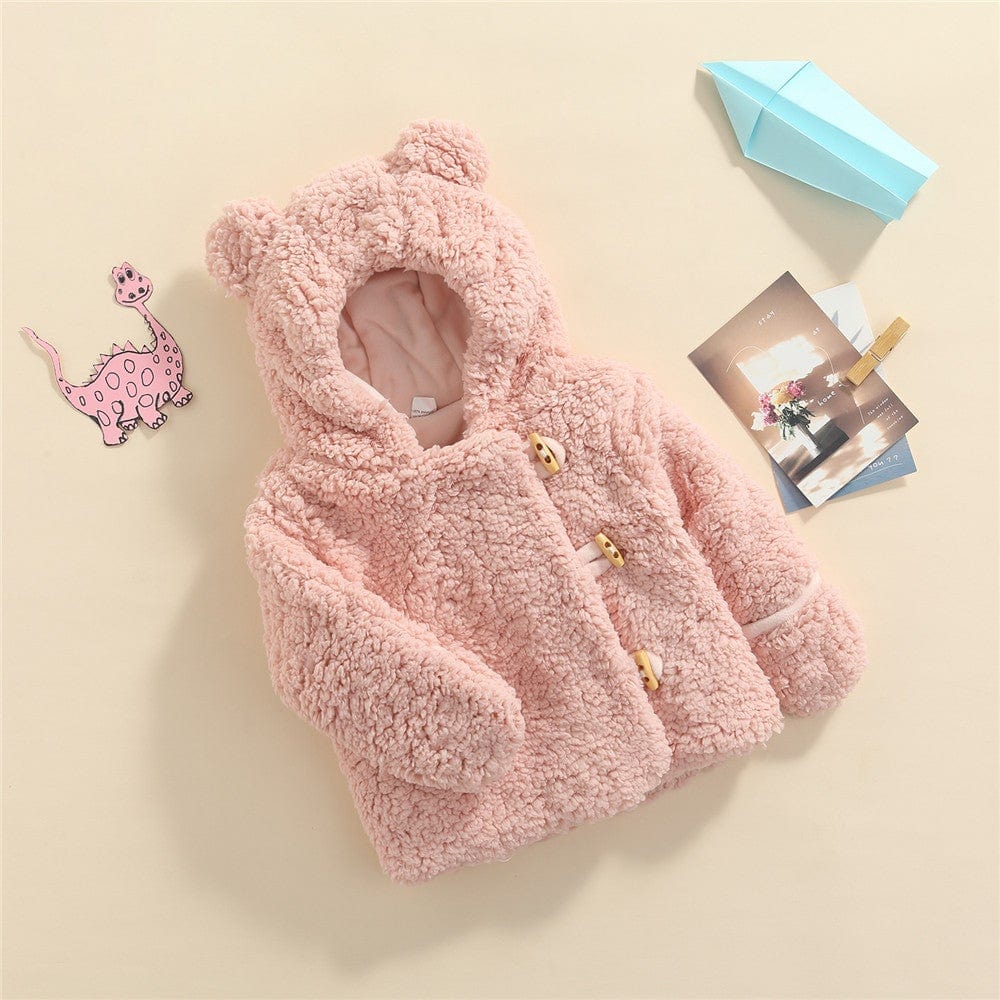 Baby hooded 2025 coat