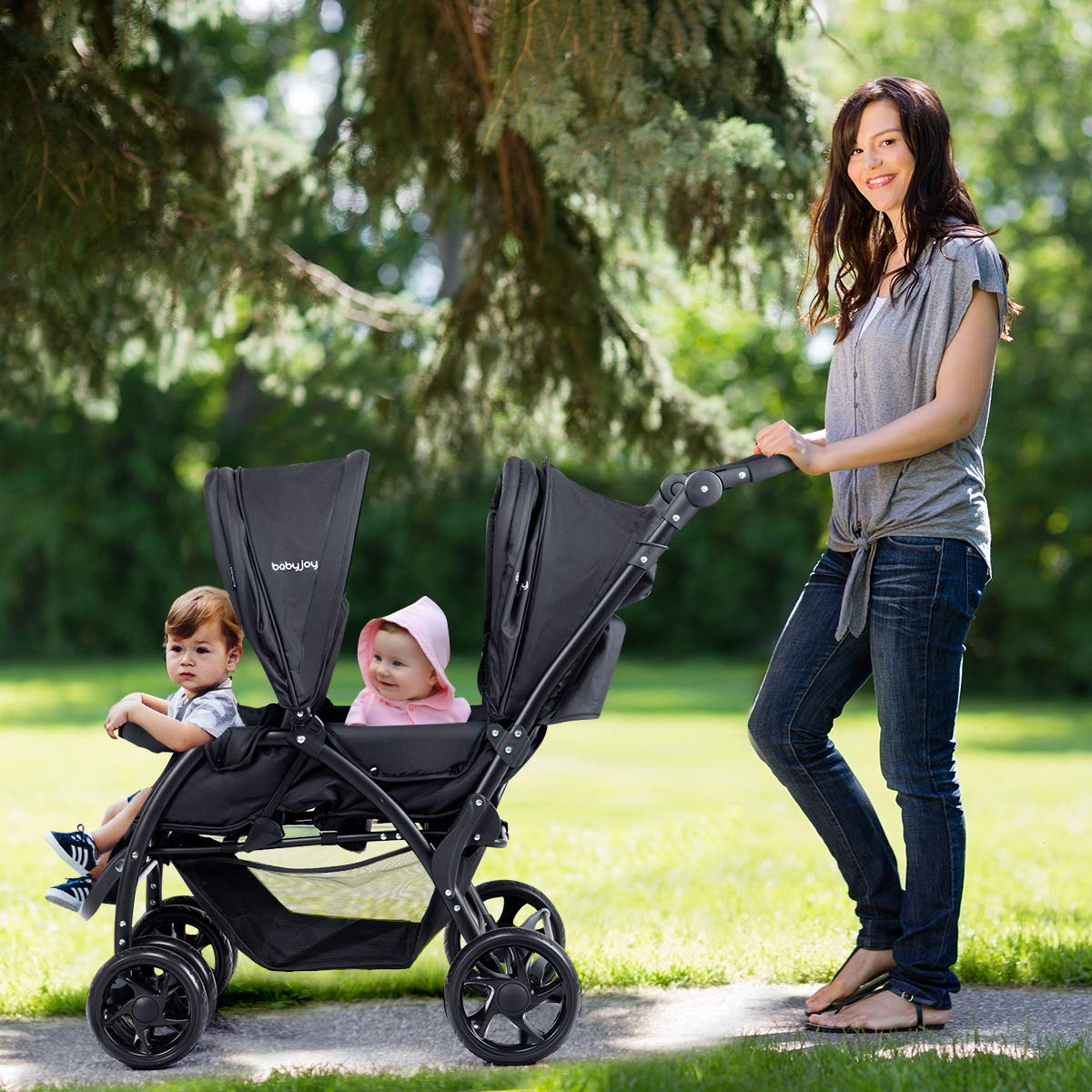 Double Baby Stroller For Two Babies