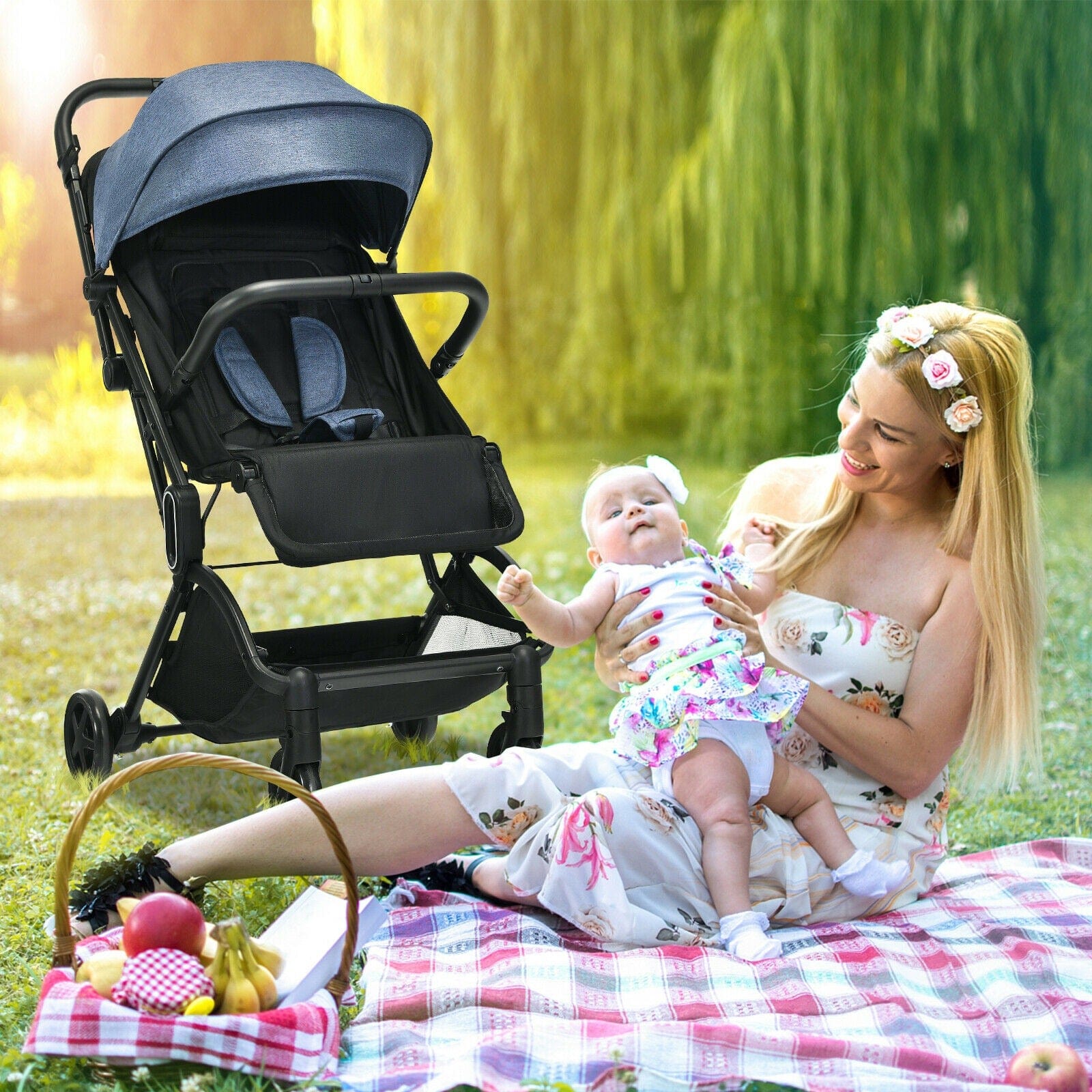 Proactive Baby Baby Strollers Baby-Joy Fly&Go™ Light-weight Baby Stroller I Perfect Travel Baby Pram or Stroller