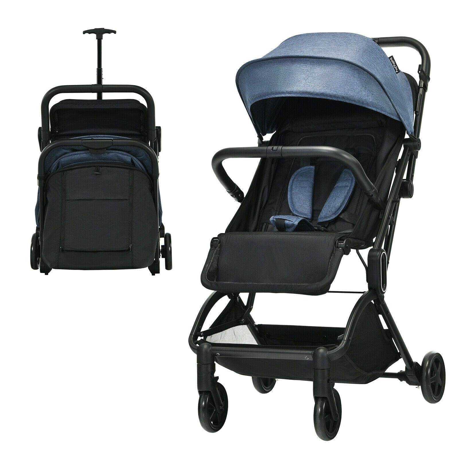 Proactive Baby Baby Strollers Gray Baby-Joy Fly&Go™ Light-weight Baby Stroller I Perfect Travel Baby Pram or Stroller