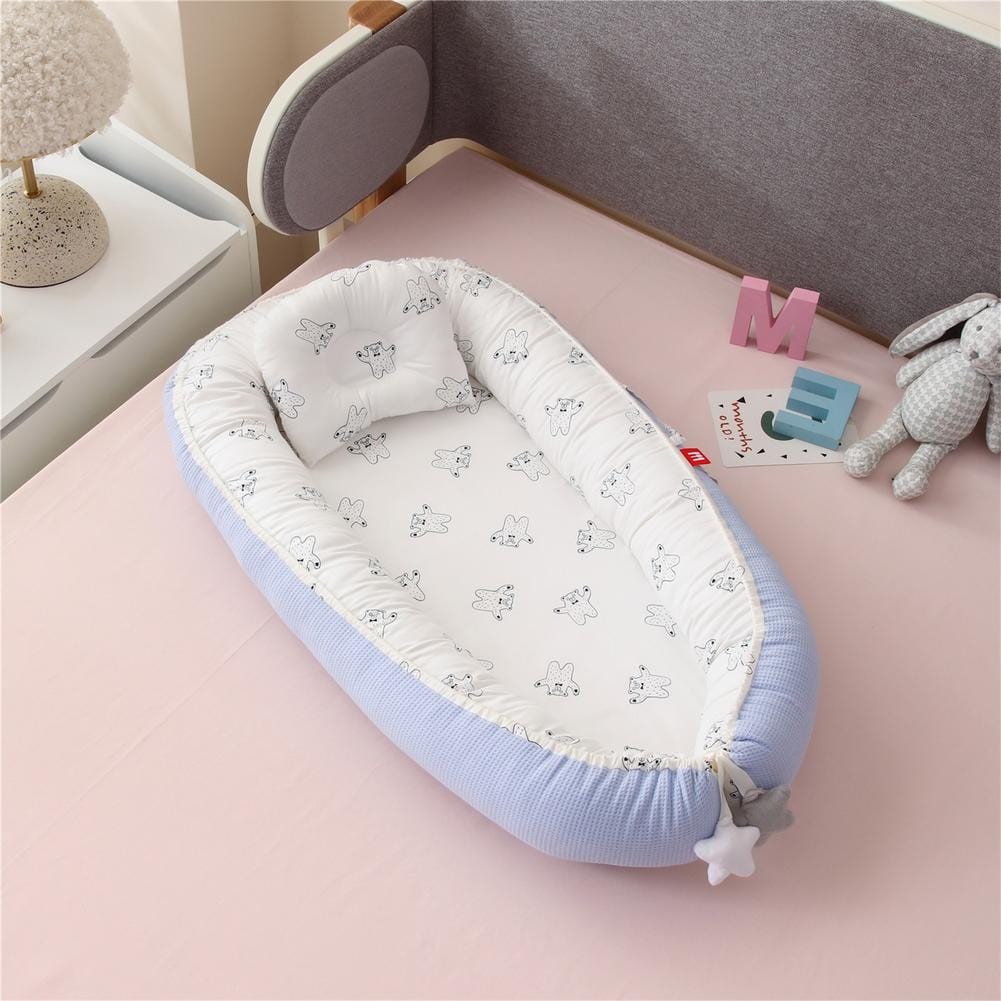 Proactive Baby Baby Nest Bed With Pillow - Newborn Bed For Infant