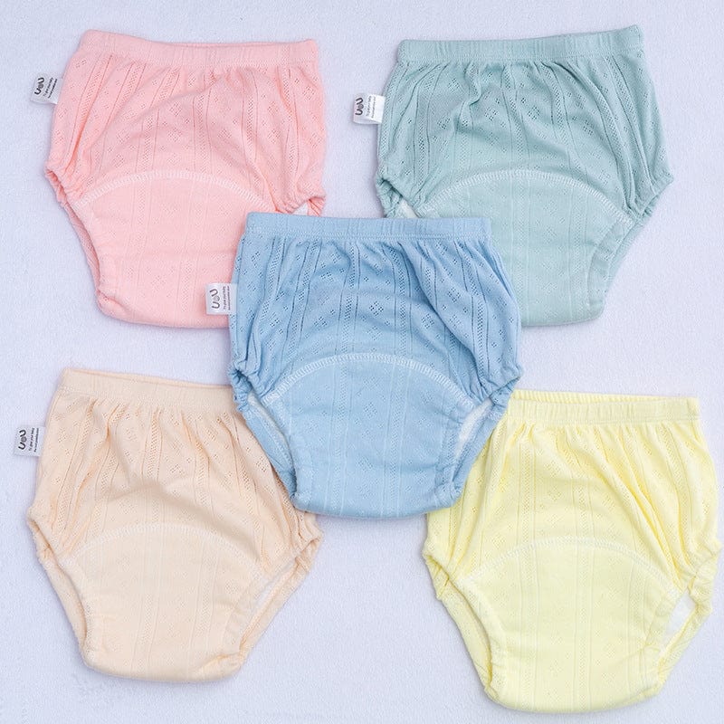 Boy Girls Underwear Training Pants Kids Potty Washable Diaper Infant Panties