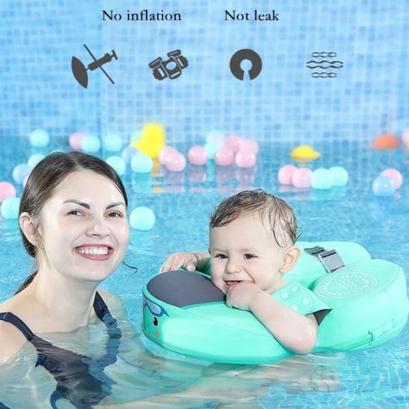 Baby Infant Soft Solid Non-Inflatable Float Lying Swim Children Waist Float  Ring Neck Pool Toys Swimming Trainer – Baby On The Way