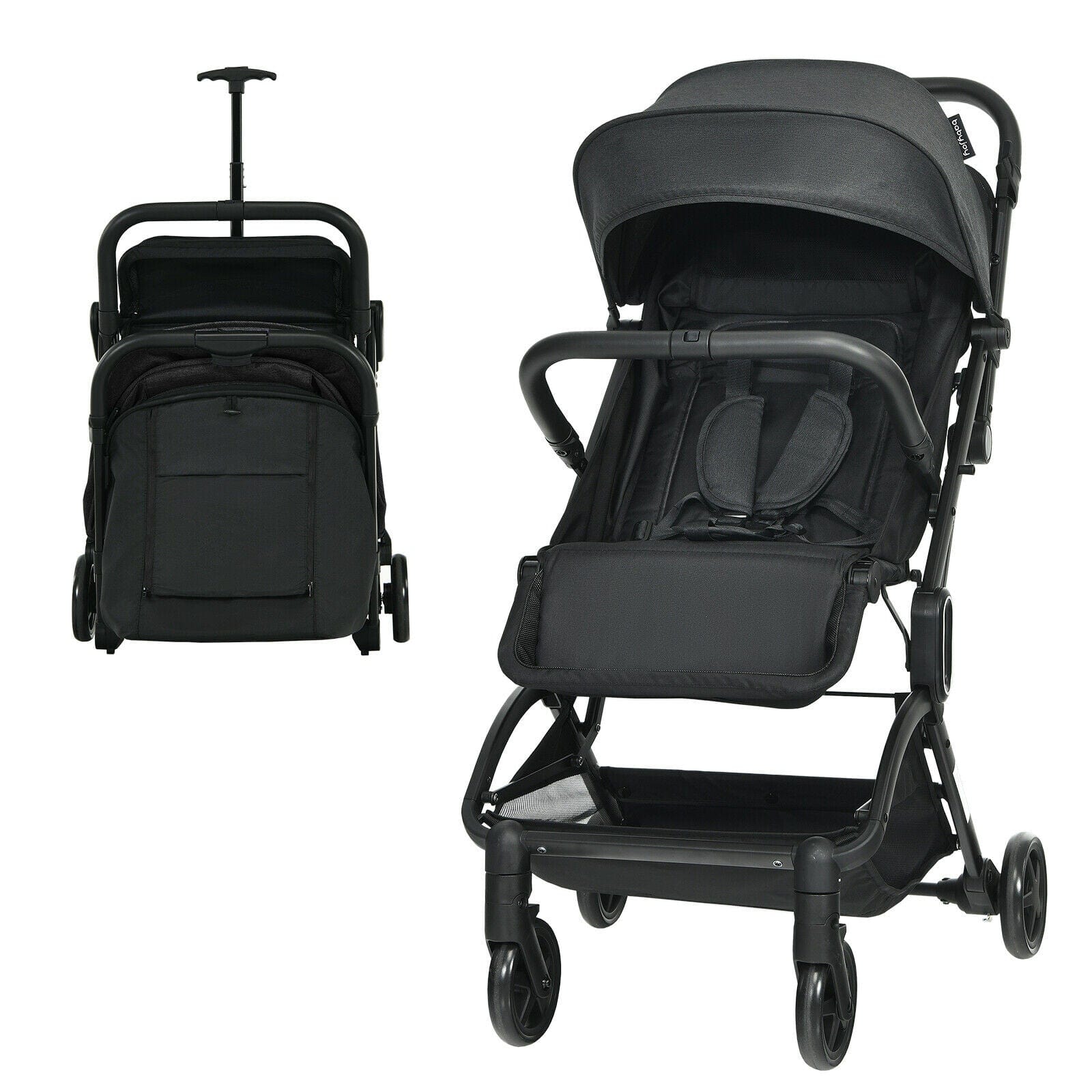 Proactive Baby Baby Strollers Gray Baby-Joy Fly&Go™ Light-weight Baby Stroller I Perfect Travel Baby Pram or Stroller