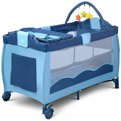 Proactive Baby Babyjoy™ Portable Baby Crib/ Bassinet With Playard