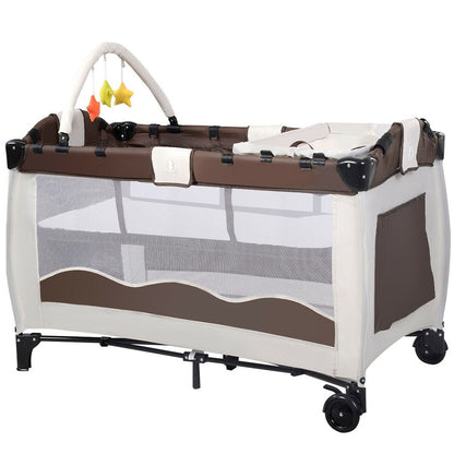 Proactive Baby Babyjoy™ Portable Baby Crib/ Bassinet With Playard