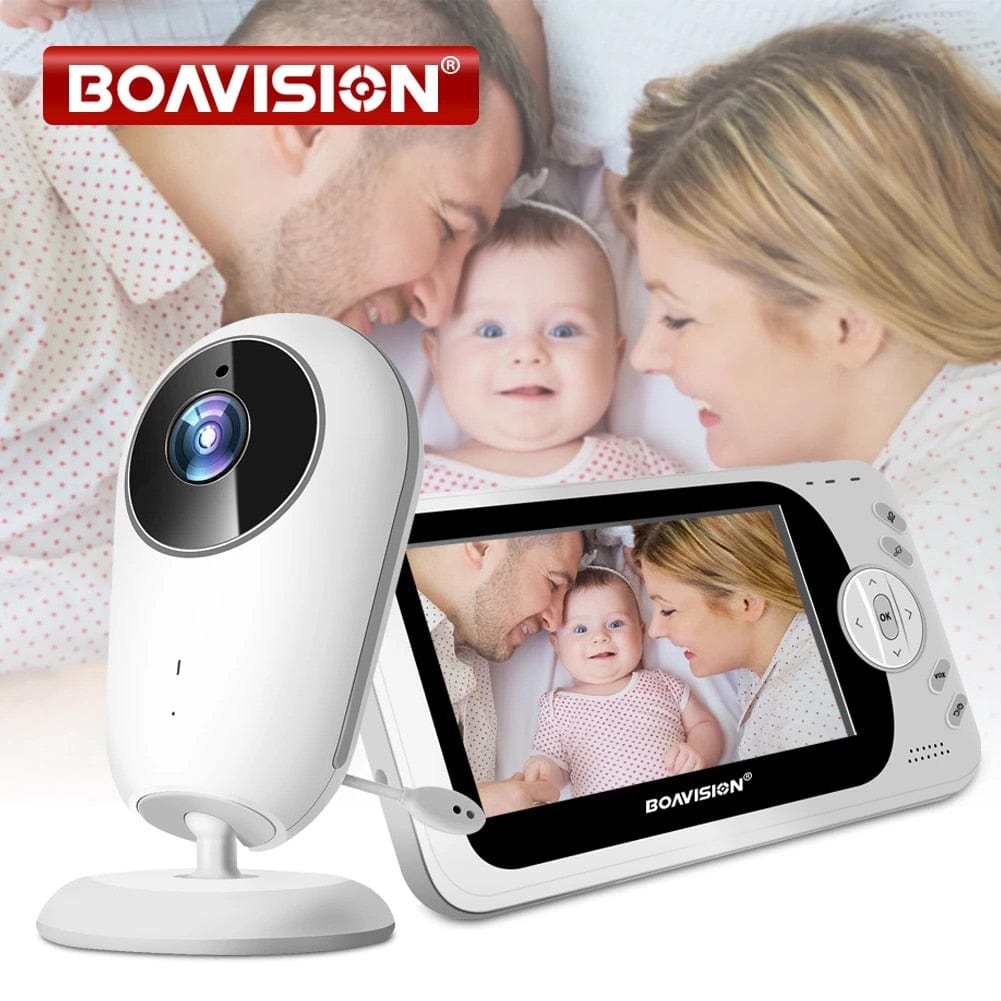 Proactive Baby BOAVISION Baby Monitor With Camera 4.3" High Resolution Display