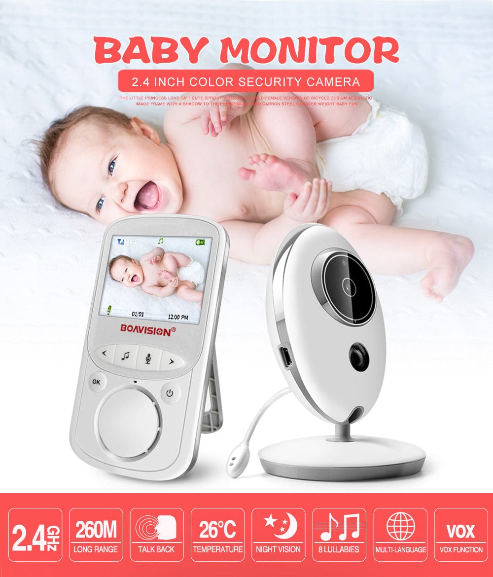 BOAVISION Baby Monitor Camera With Built-In Lullabies