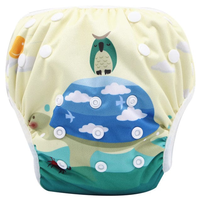 CoolBaby Infant/Newborn Swim Diapers I Baby Swim Diaper For 0-36 Month