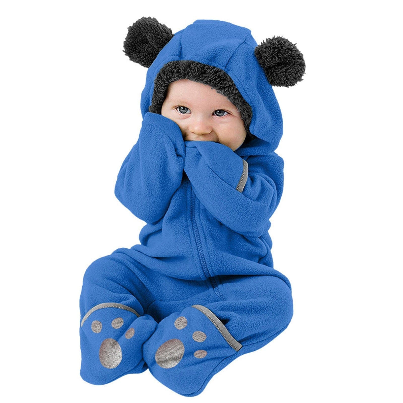Buy Baby Newborn Infant Winter Jumpsuit I Fleece Jumpsuit Baby Online