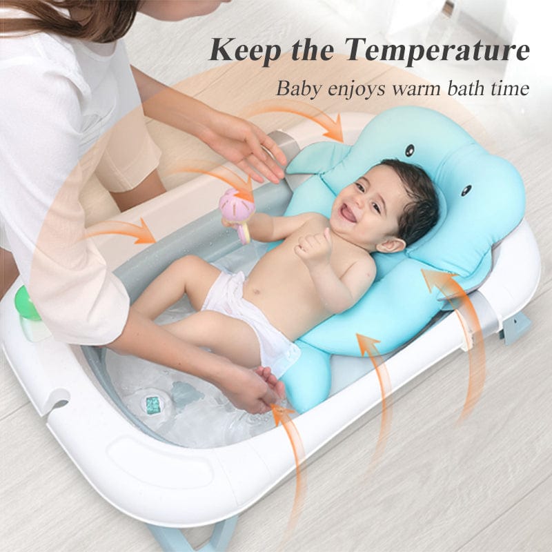 Folding Baby Bath-Portable Baby Bathtub Newborn to Toddler Baby Bath Tub  Green