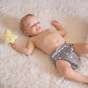 Proactive Baby Diapers Elinfant™ Washable & Reusable Newborn Baby Diaper