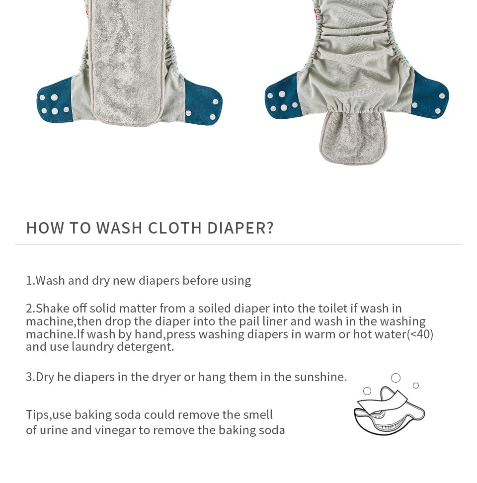 Proactive Baby Diapers Elinfant™ Washable & Reusable Newborn Baby Diaper