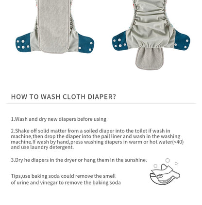 Proactive Baby Diapers Elinfant™ Washable & Reusable Newborn Baby Diaper