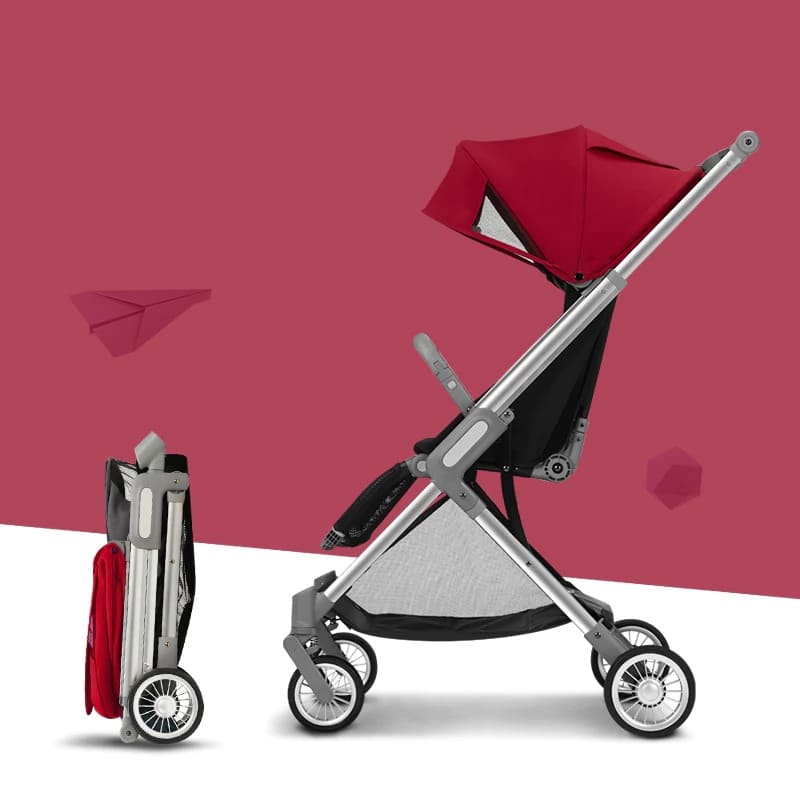 Proactive Baby Baby Pram Stroller Red Exploreworld Baby Stroller