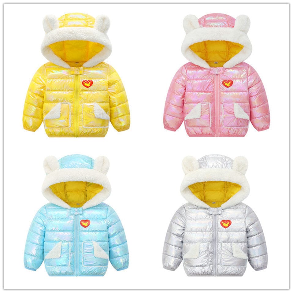 Proactive Baby Fleece Winter Kids Jackets For Girls Boys Warm Thick Velvet Children&#39;s Coat Baby Outerwear Infant Overcoat