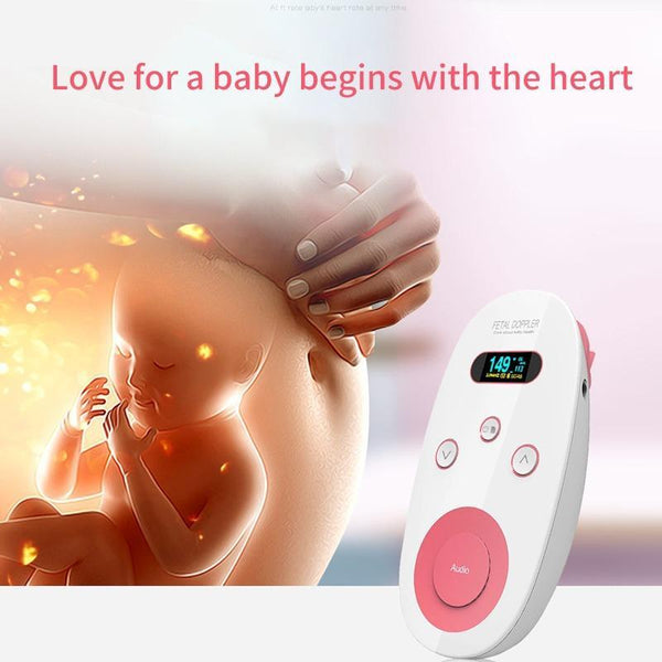 Joylyn Prenatal Baby Heart Beat Fetal Doppler Pocket Monitor for
