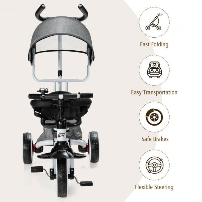 Proactive Baby HoneyJoy™ Best Baby Stroller cum Tricycle For age 0-60 Months Babies