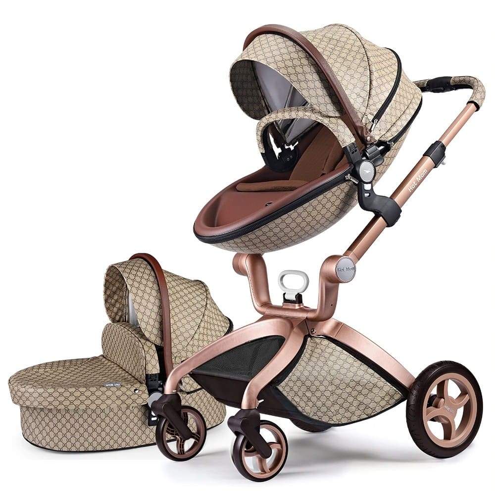 Hot Mom™ Luxurious 360° 2 in 1 Baby Stroller I Stroller For New Born ...