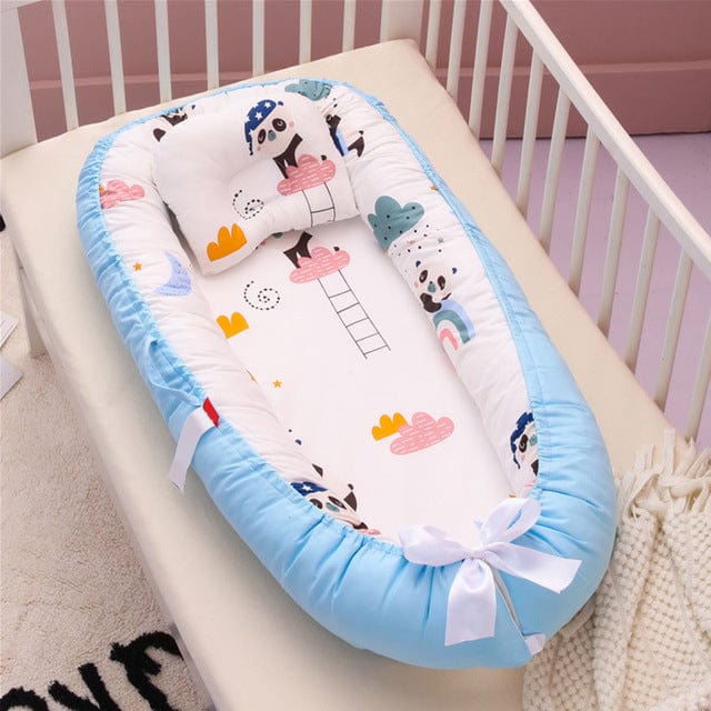 Portable Baby Bassinet Bed Breathable Lounger Crib Sleeping Nest w