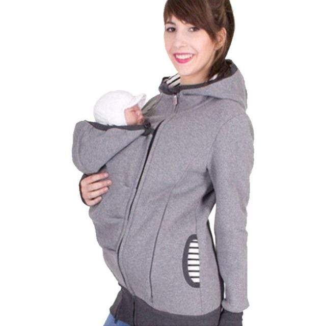 Proactive Baby Baby Carrier Gray / M Kangroo Hoodie Baby Carrier