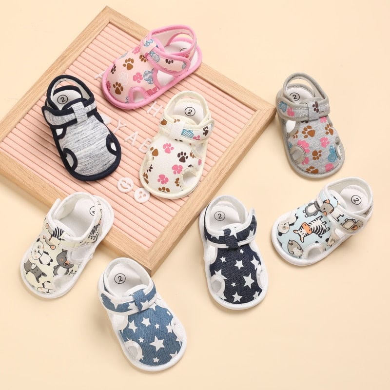 Proactive Baby LittleKid Summer 0-18Months Kids Newborn Baby Boys Fashion Summer Soft Crib Shoe