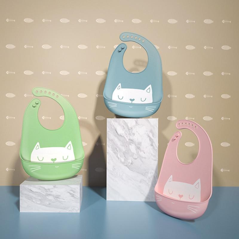 Proactive Baby Baby Bibs LoveBaby™ Silicone Bibs - Cat