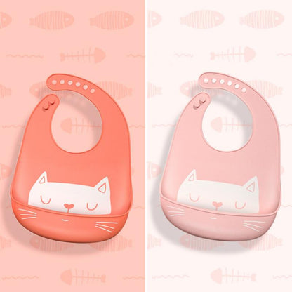 Proactive Baby Baby Bibs LoveBaby™ Silicone Bibs - Cat Variants