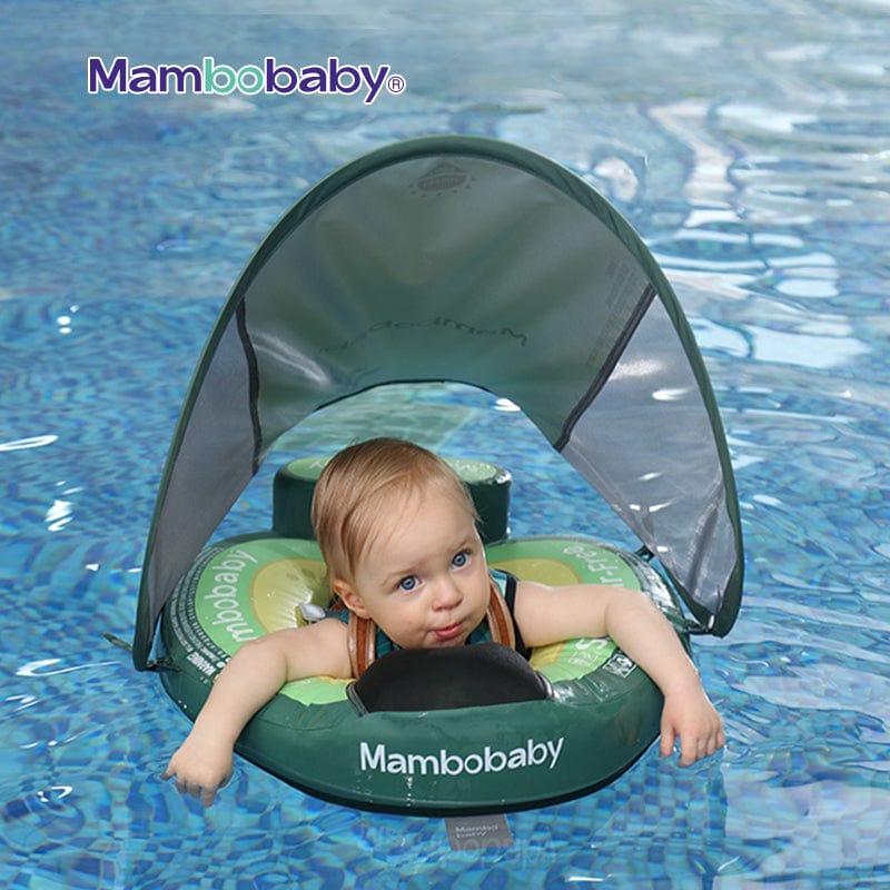 Proactive Baby Mambobaby Avocado Baby Float Chest Swimming Ring Kids Waist Swim Floats Toddler Air-free Buoy Swim Trainer Pool Accessories Toys