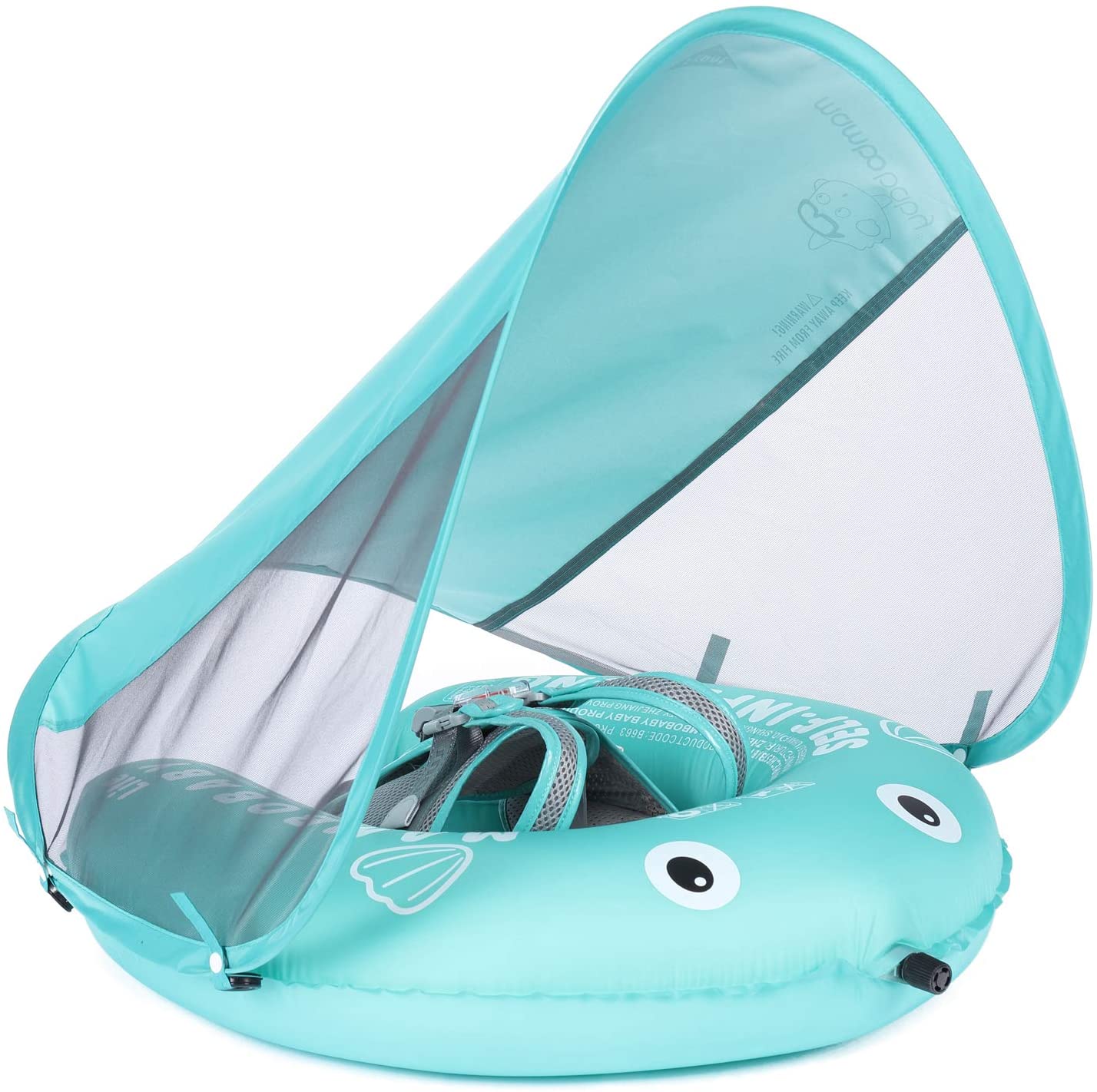 Proactive Baby Blue / United States Mambobaby Baby Self-Inflatable Baby Float with Canopy - Special Edition