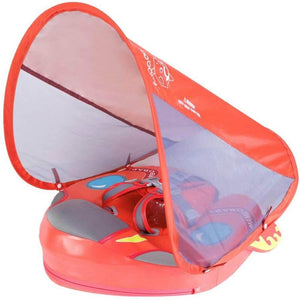 Baby Float for Pool with Sunshade Canopy-Infant & Toddler Swim Trainer