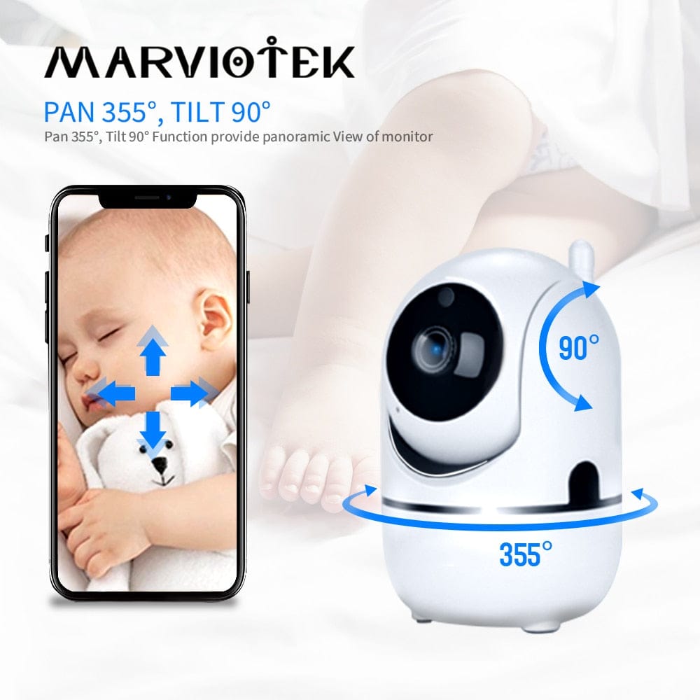 Proactive Baby MARVIOTEK 720P Baby Smart Monitor Camera with Mobile Wi-Fi Surveillance
