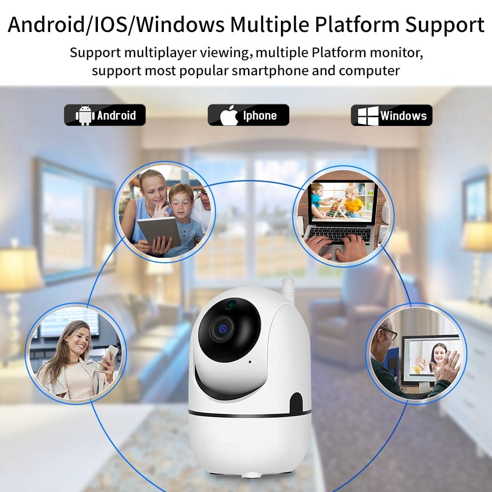 Caméra Ip Wifi Surveillance Bébé Babyphone Video Android Ios + Sd