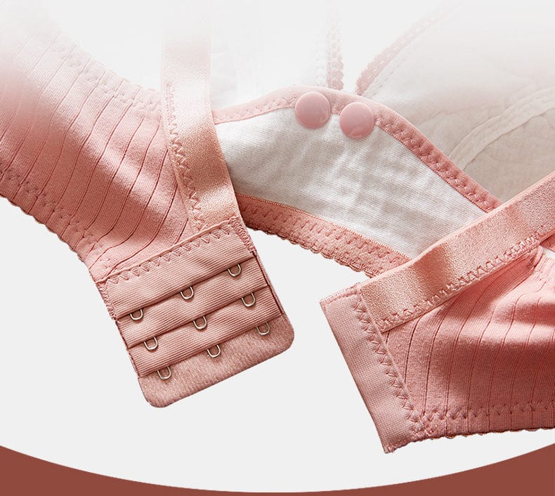 Nursing Lightly Lined Lace Bra - Pink
