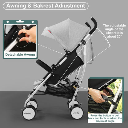 Proactive Baby Multifunctional, Lightweight and Compact Travel Folding Stroller, High Landscape Stroller, Newborn Stroller