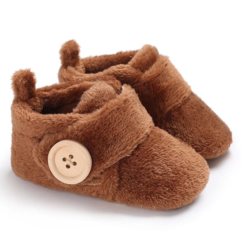 Proactive Baby 0 Brown / 0-6 Months MUPLY Lovely Design Baby Girls/Boys First Walkers Soft Slippers