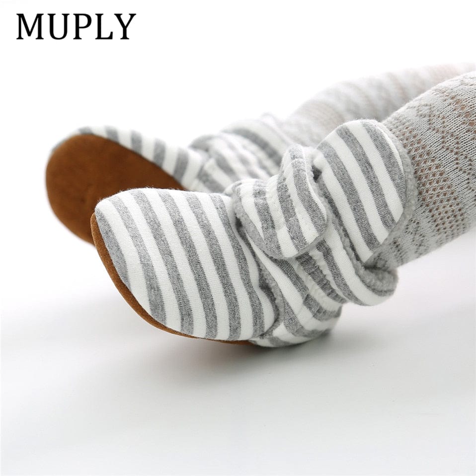 Proactive Baby 0 MYGGPP Babies First Walker Booties - Cotton Comfort, Soft, Anti-slip Infant Warm Boots