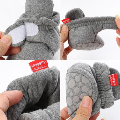 Proactive Baby Newborn Baby Shoes With Star Print For Boy/Girl With Cute Star Prints I First Walkers Booties Comfortable Soft Anti-slip Warm Infant Shoes