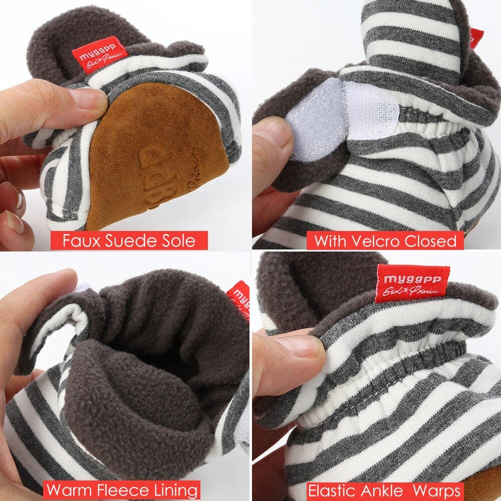 Proactive Baby Newborn Baby Shoes With Star Print For Boy/Girl With Cute Star Prints I First Walkers Booties Comfortable Soft Anti-slip Warm Infant Shoes