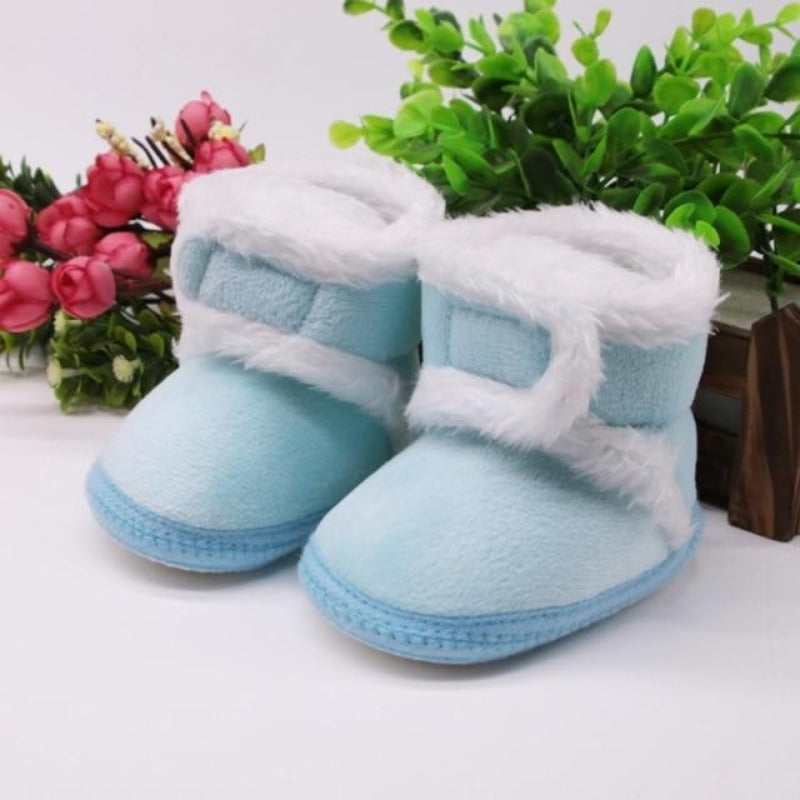 Proactive Baby Blue / 13-18 Months / China Newborn/Toddler Warm Winter Boots