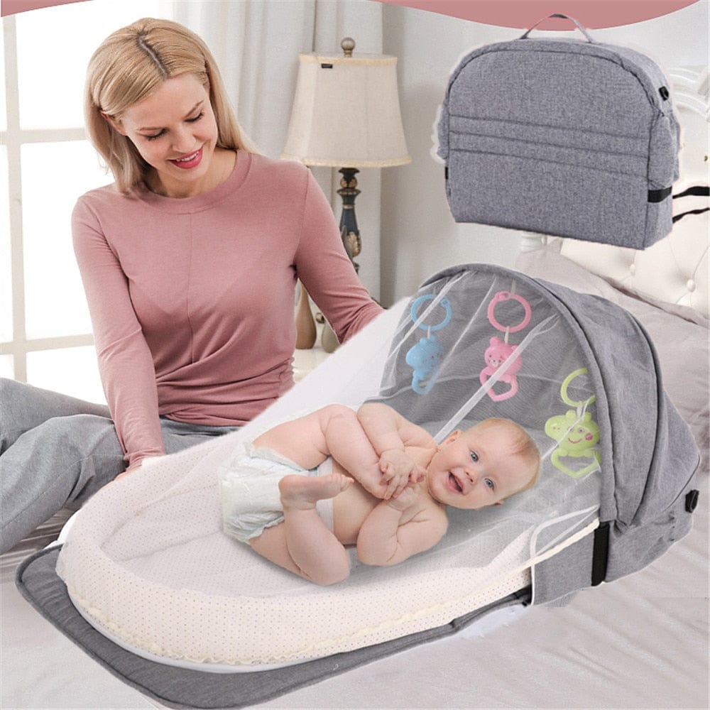 Proactive Baby Cribs & Toddler Beds ProBaby Portable Baby Bed for Newborn with Mosquito Net