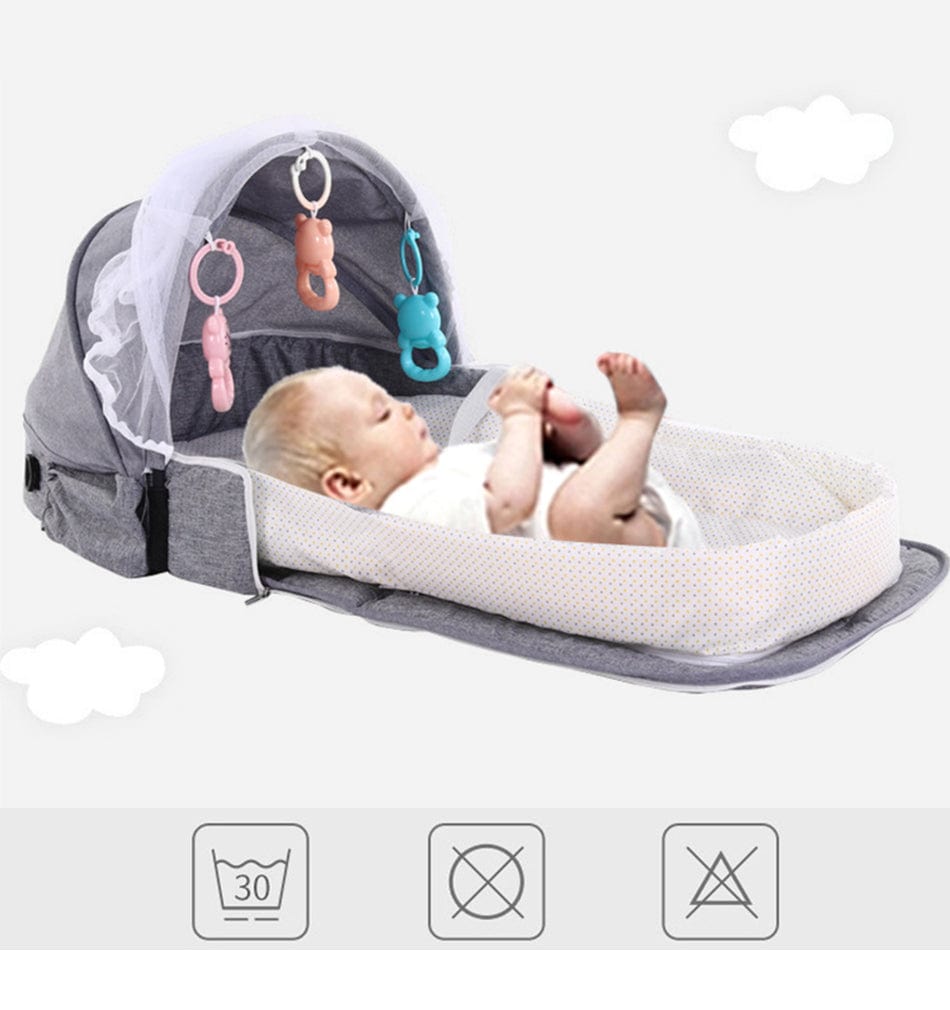 Newborns Foldable Baby Nest Lounger - Travel Bed For Infants
