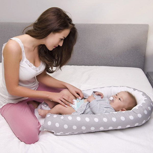 HugMe Baby Snuggle Baby Lounger I Nursing Pillow For Infant 0-12 Month
