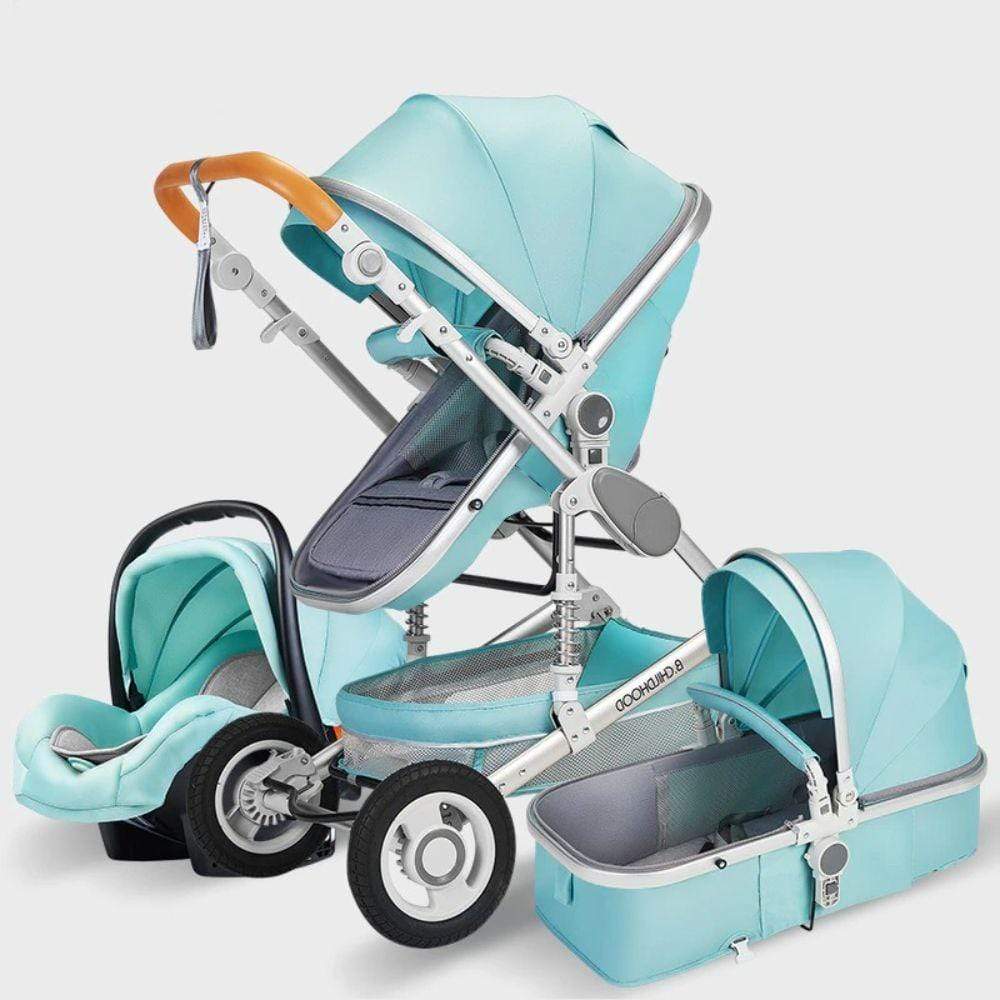 Proactive Baby Baby Pram Stroller Cyan ProBaby™ Stroller For Newborn/Infant- Limited Edition