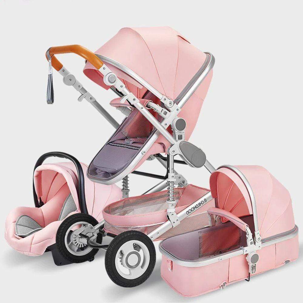Proactive Baby Baby Pram Stroller Pink ProBaby™ Stroller For Newborn/Infant- Limited Edition