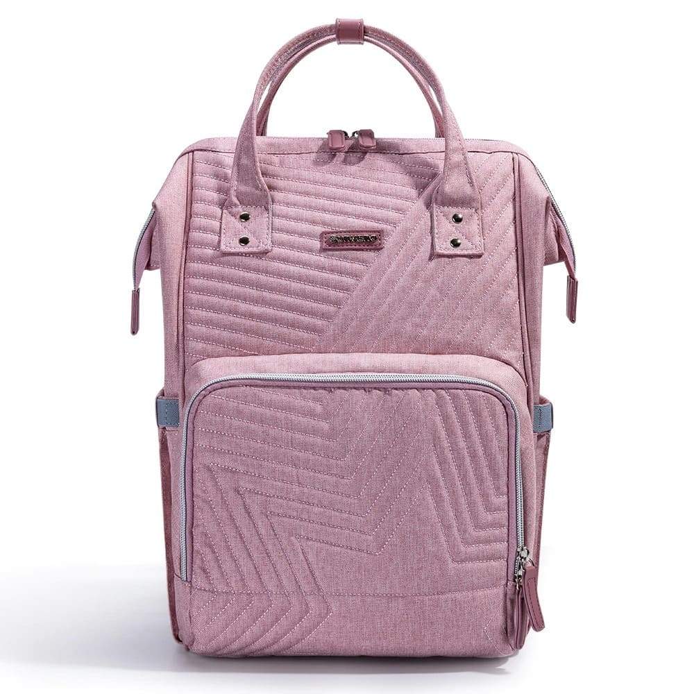 Lvelia Diaper Bag Backpacks Waterproof Baby Nappy Bag Stylish Durable,Pink  
