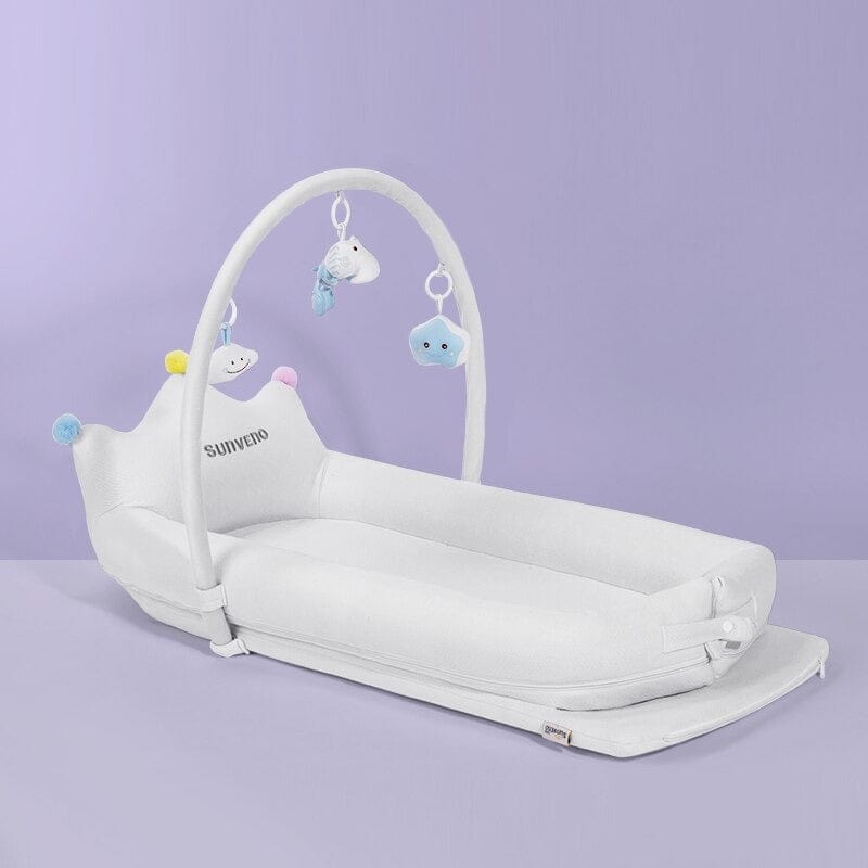 Proactive Baby Baby & Toddler White Breathable Sunveno Baby Co-Sleeping Lounger and Baby Bed