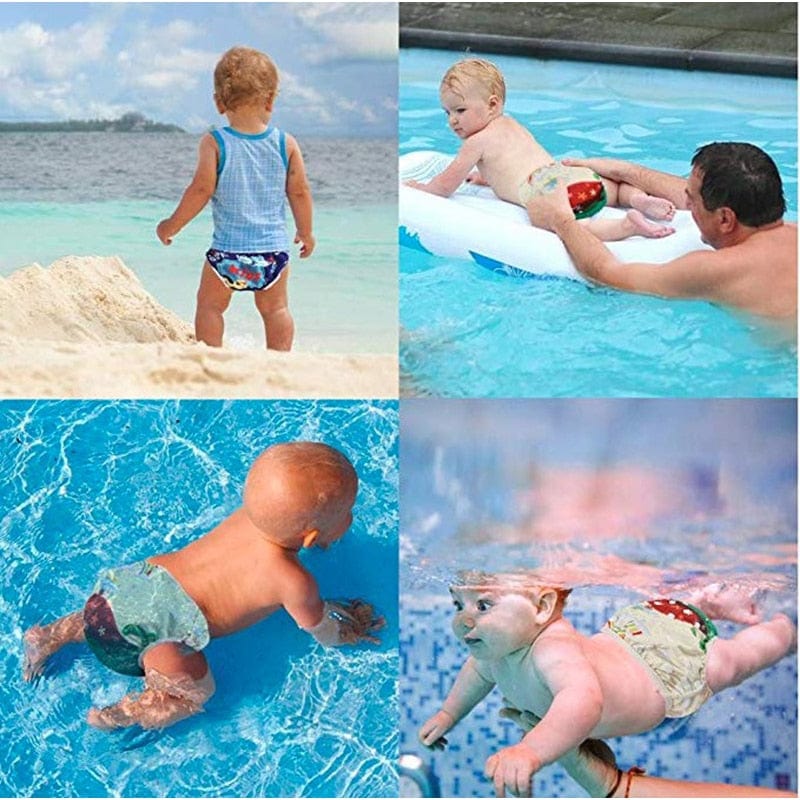 Diaper for online swimming baby